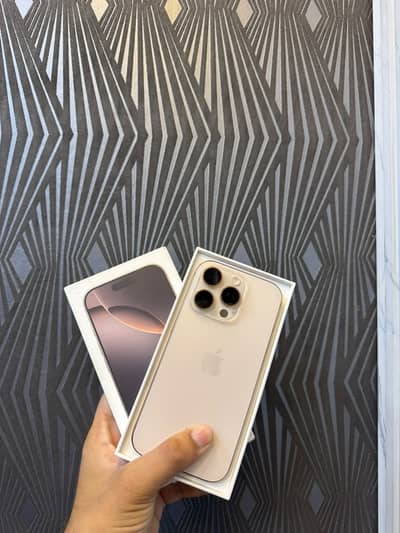 iPHONE 16 Pro, 128GB, SIM LOCKED, 93%, Desert titanium