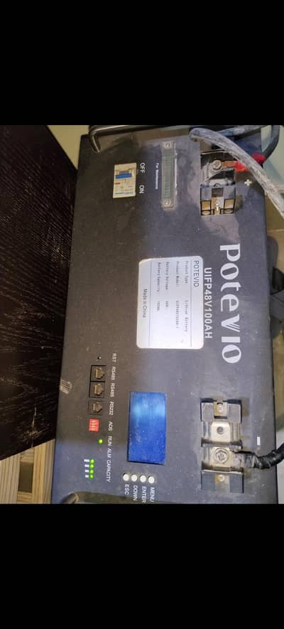 inverter and battery