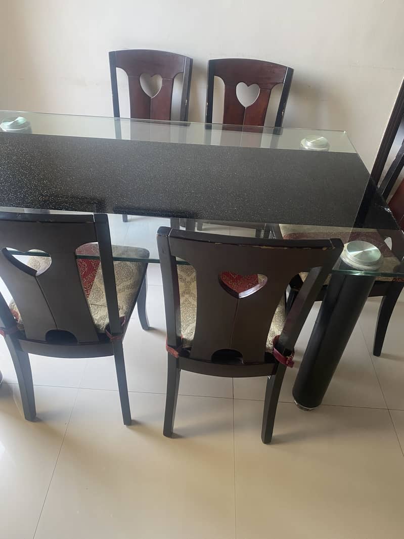 Dining table with chairs 2
