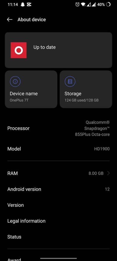 One Plus 7T