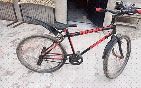 cycle in red colour