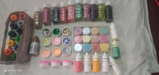 home made resin art accessories.  resin art accessories