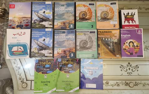 Grade 8, 6 and 3 City school PAF chapter text books