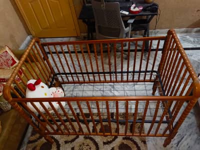 Pure solid wooden baby cot ( Juniors by babyshop )