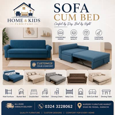 Sofa Cumbed - Wooden Sofa - 4 Seater Sofa - Sofa Set - Luxury Sofa