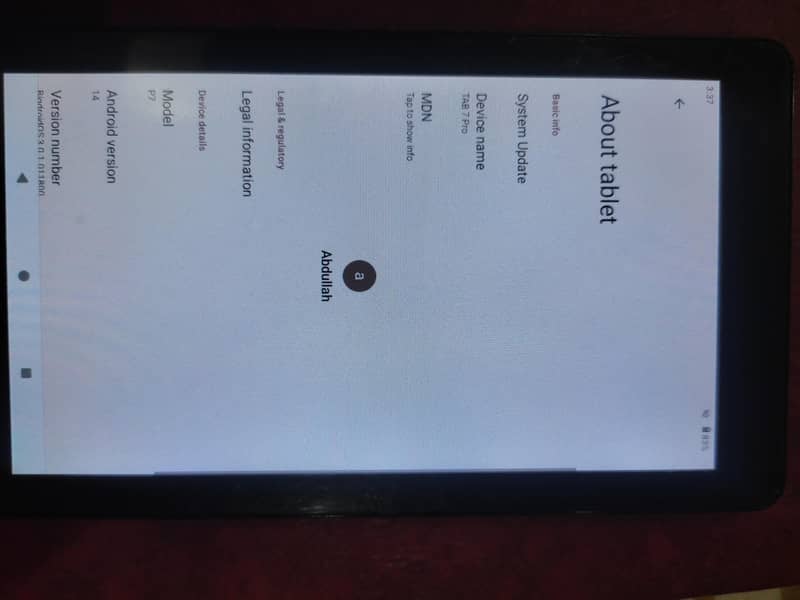 Pritom Tablet 7 pro 5