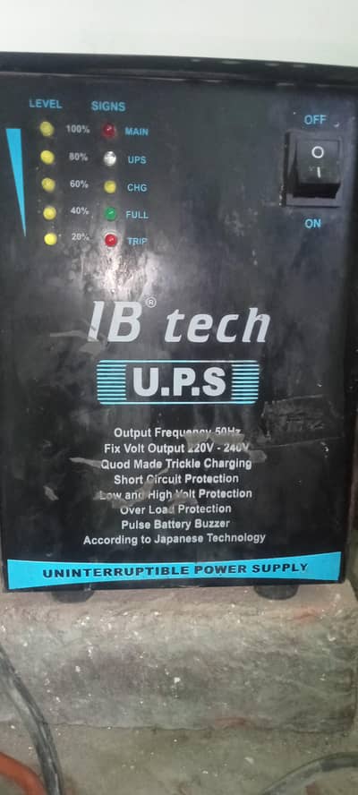 IB tech UPS working