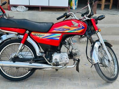 Honda CD 70 2020 Model, Excellent Condition, Genuine Bike,