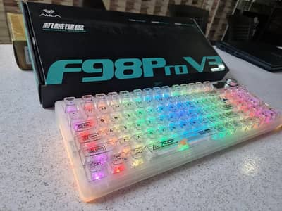 F98 Pro V3 Wireless Mechanical Keyboard | TFT Display | Tri-Mode | RGB