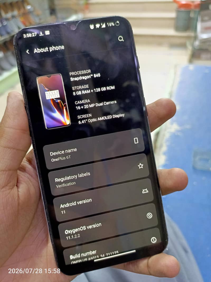 One Plus 6T 2