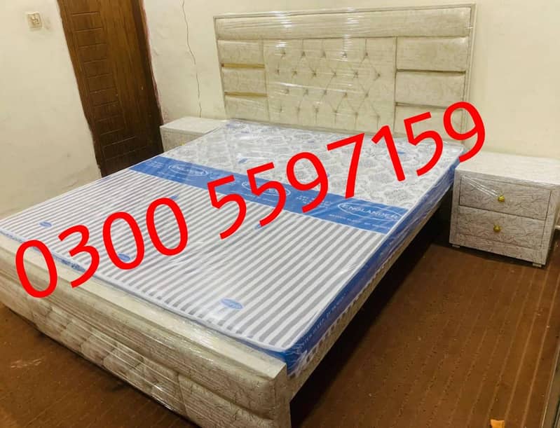 double bed, single bed, bed for hostel, dressing side table, bed set 1