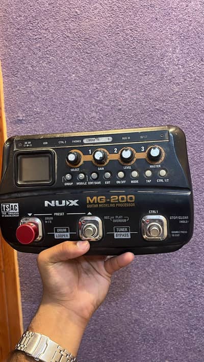 Nux Mg200 multi effect Guitar Pedal electric guitar pedal
