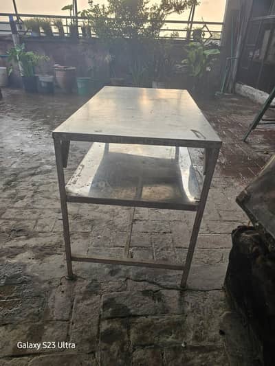out door steel table for sale