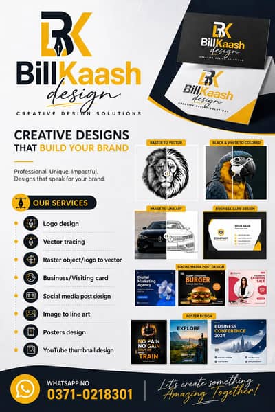 Graphic design-Logo design-Social media post-Raster to vector tracing