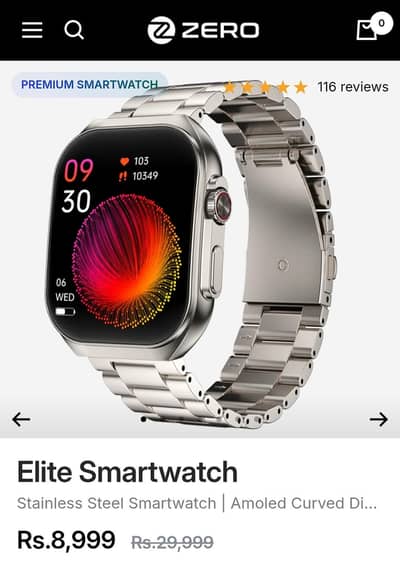 Elite smart watch condition 10/10