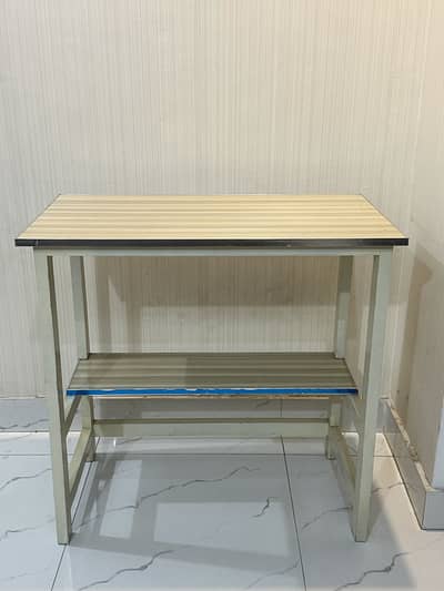 Study/Laptop Table with Lower Shelf – 33 × 18 Inches