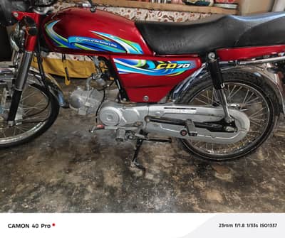 Honda CD 70 2024 model new conditions 10/10 complete documents
