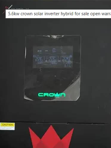 5.6 kw crown solar inverter