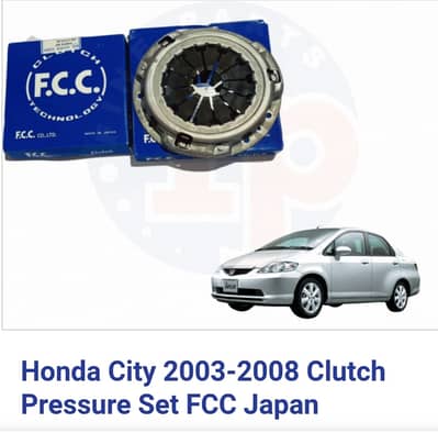 Honda City 2003-2008 Clutch Plate Pressure Plate Set FCC Japan