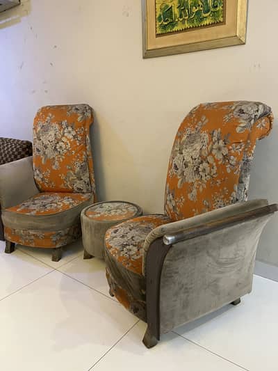 Sofa seat with coffee table