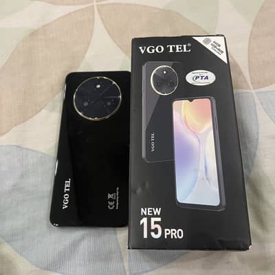 VGO TEL   64gb 4gb+8Gb extended   New 15 pro pta approved