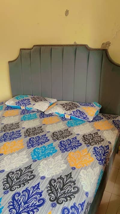Bed with mattress