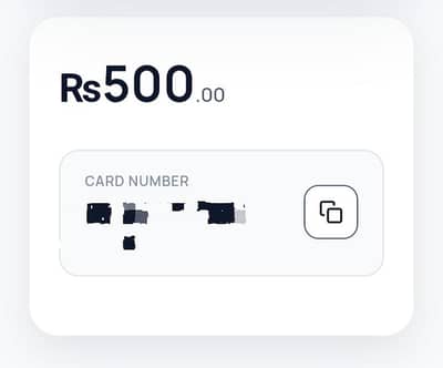 croma Gift card 500 PKR - Brand N price 470