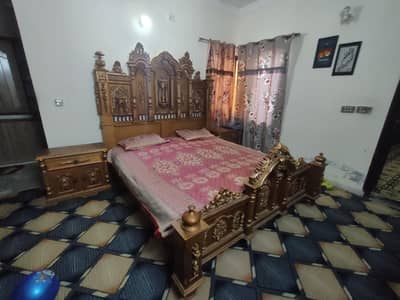 chinioti wooden bed for sale with side tables singhar maize
