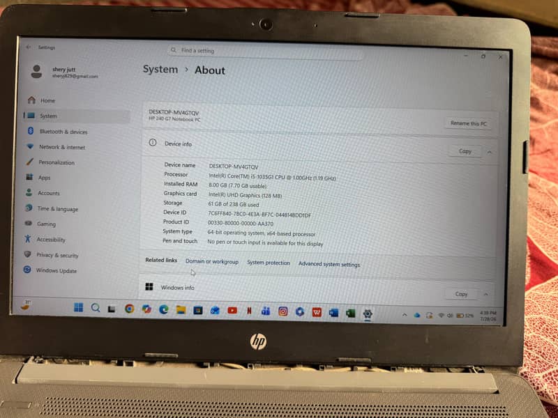 Hp laptop 3