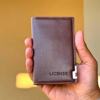 License Minimal Wallet For Men & Women.