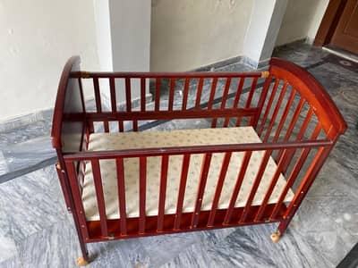 Wooden Baby Cot – Excellent Condition