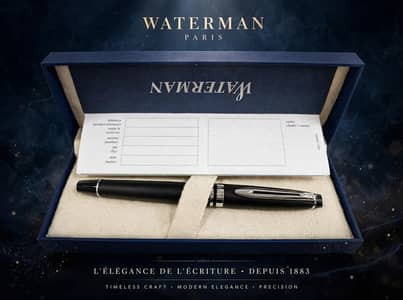 Waterman Expert Matte Black CT France - Collector NOS 2015