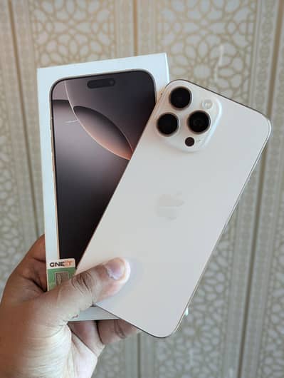 Apple iPhone 16 Pro Max Dessert Colour