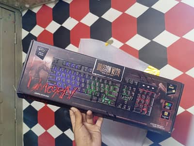 Dragon war unicorn RGB gaming keyboard