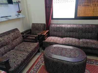 7 seater sofa set with table