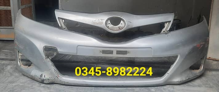Toyota vitz 2011 model k original bumpers front aur rear for sale