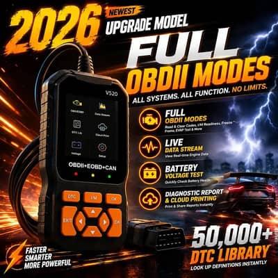 V520 OBD2 Car Scanner for All Cars | Universal OBD II Engine Code Read