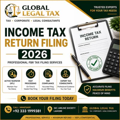 File Your Income Tax Return 2026 Today!