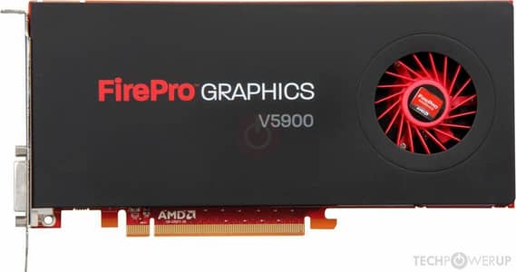 AMD Firepro V5900 2gb DDR5 256 bits graphics card