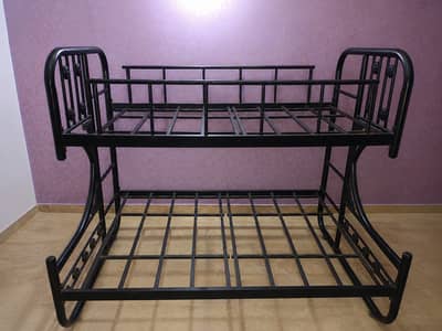 Double bunker bed//Iron bunk beds For Adult /Kids (Full Size)