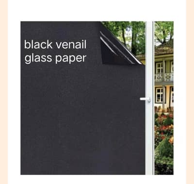 jet black paper, frost paper, Roller blinds,