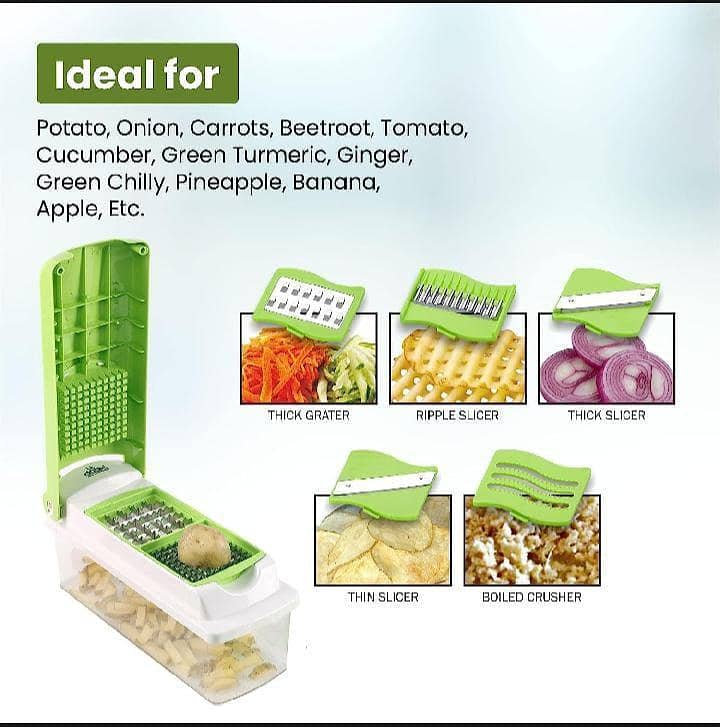 Multi-Function Vegetable Cutter & Slicer Set 2