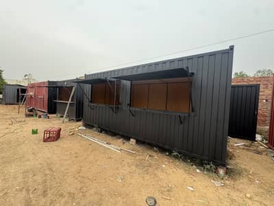 portable cafe shops  Portable Office Container Security Cabin toilet