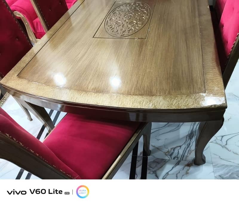 Dining table full set in good condition 11