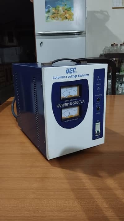 UEC 5000VA Automatic Voltage Stabilizer (Voltec) - Works Down to 100V