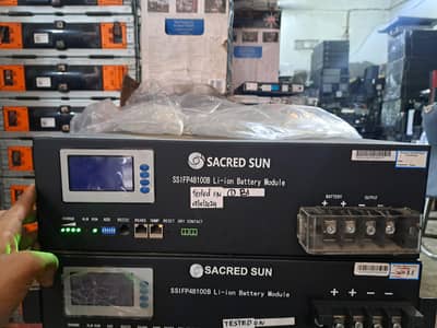 Sacred Sun lithium ion battery  with display