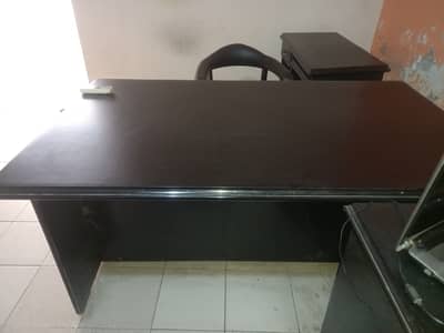Office Executive Table with Side computer Table