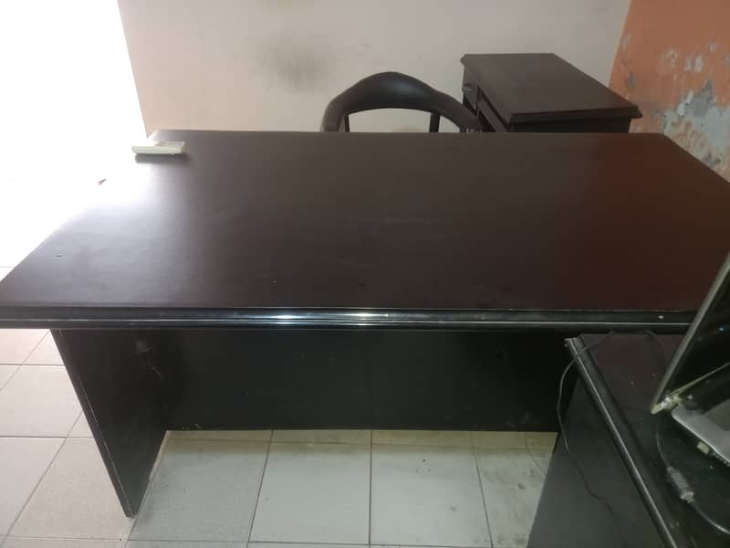 Office Executive Table with Side computer Table 0