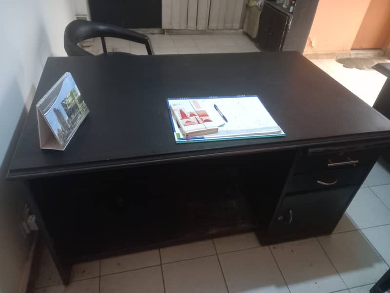 Office Executive Table with Side computer Table 1