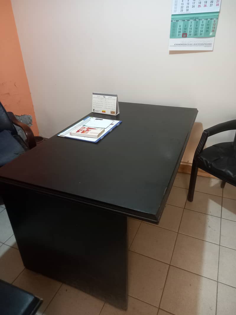 Office Executive Table with Side computer Table 6